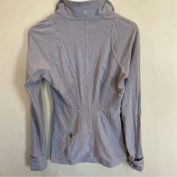 Lululemon Lavender Full Tilt Pullover Half Zip Size 8 - Picture 6 of 9